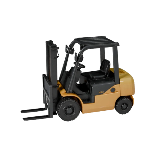 Modelo 3D STL Imprimível de Carro Elevador - Exibição e Colecionáveis