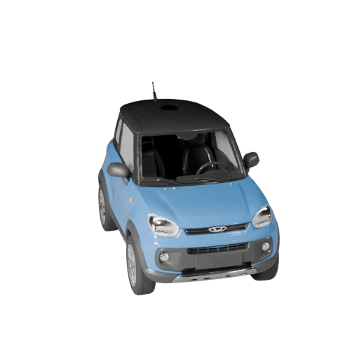 Kompakter SUV 3D-Modell für Blender & Spiele - Realistisches PBR (Legacy)