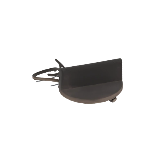 Curved Shelf with Tie-Down Straps