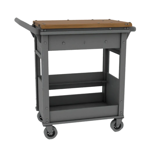Werkzeugwagen-Garage STL 3D-Druck-Asset für Studioverwendung