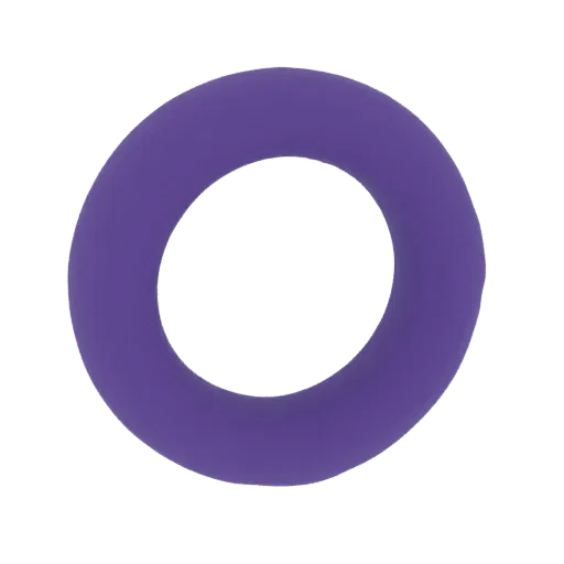 3D model of a purple torus on a black background