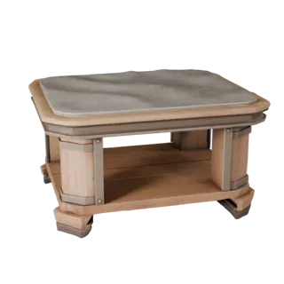 Marble Coffee Table 3D Game Asset for Engine Levels