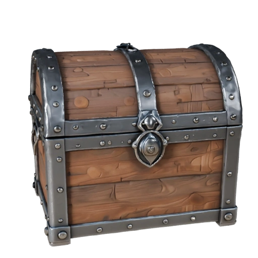 Unity Ready Fantasy Treasure Chest 3D Engine Asset