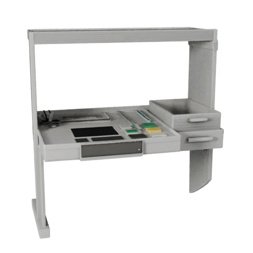 Vassoio Avvio File 3D Asset per Motori Realtime