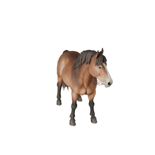 Modelo 3D de Mula para Unity - Asset Listo para Juego, FBX | Libre de Regalías