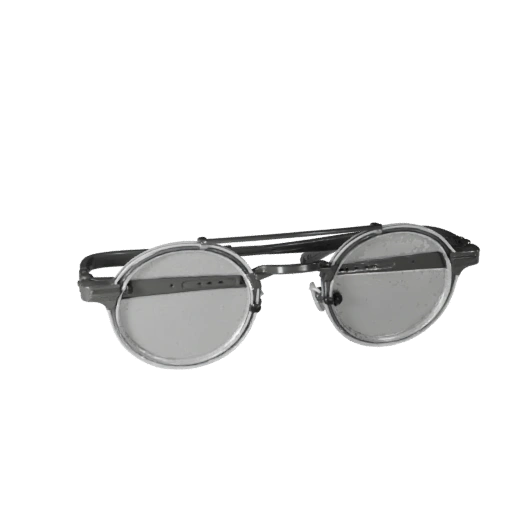 Round Glasses 3D Studio Asset for Catalog Listings