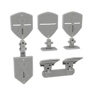 Monogram Style Tie Clip 3D AR Asset for Online Use
