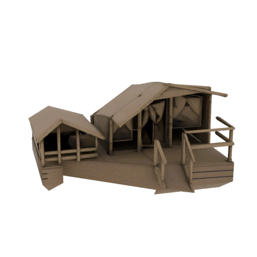 Safari Tent Camp Diorama