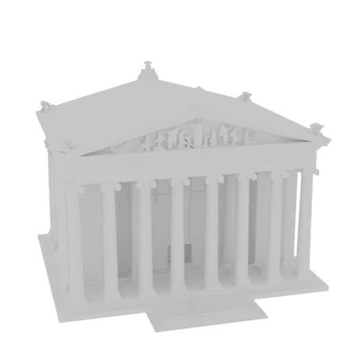 Templo Grego Antigo Modelo 3D
