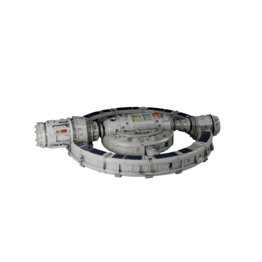 Modèle 3D de Hub de Recherche pour Moteurs Temps Réel