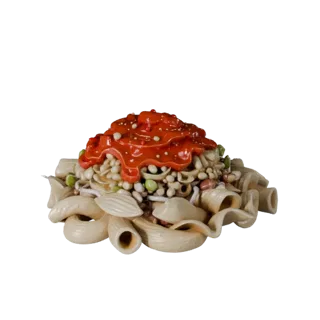 Detailed Homestyle Pasta Plate 3D Asset for Studio