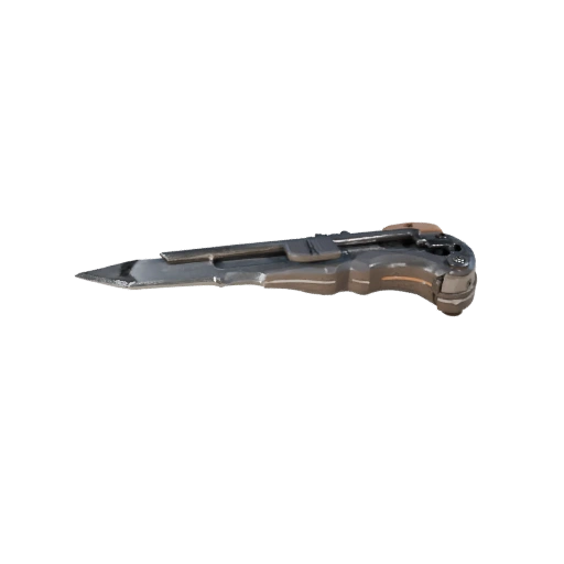 Cuchillo de Utilidad Vintage Estilizado 3D para Juego Casual