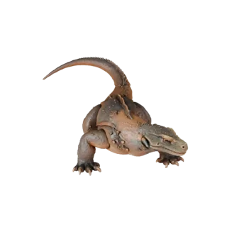 Cartoon Komodo Dragon 3D Model - Stylized Asset for Animation