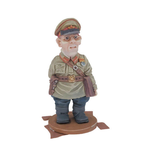 Chubby Soviet General Miniature
