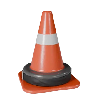 Emergency Safety Cone 3D Cinematic Asset for Studio