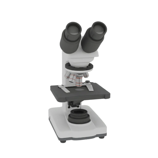 Микроскоп для биологии 3D-модель для студий симуляции
