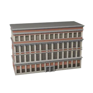 Industrial Facade 3D Model for Unity - Realtime Game Asset