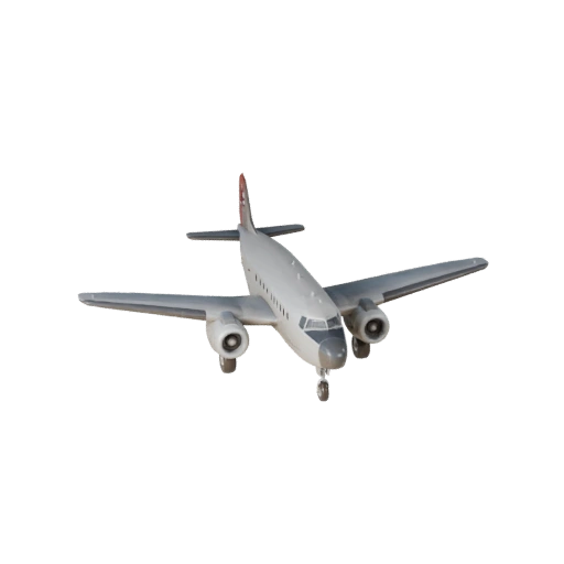Aeronave Antiga 3D para Unity - Asset em Tempo Real