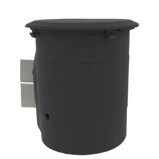 Textured Cylindrical Container