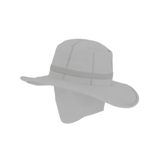 Chapeau à larges bords STL Modèle 3D pour Impression Résine et FDM