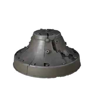 High Poly Industrial Round Base | Pro Render Detail Asset