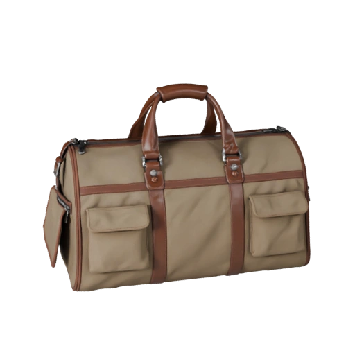 Luxuriöse Reisetasche 3D-Asset für Echtzeit-Engine-Nutzung