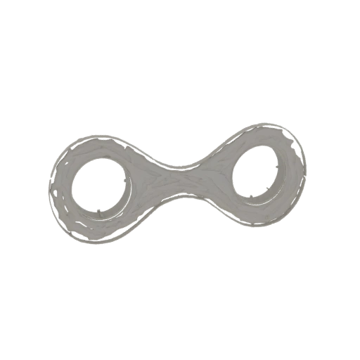 Abstract Infinity Loop Sculpture