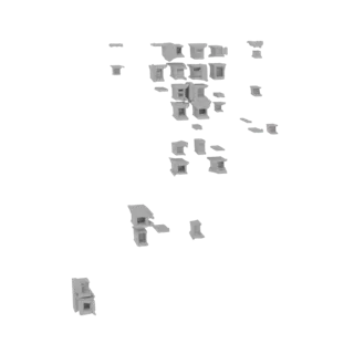 Abstract Cubic Relief Pattern