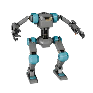 Service Style Robot 3D Game Asset for Engine Levels