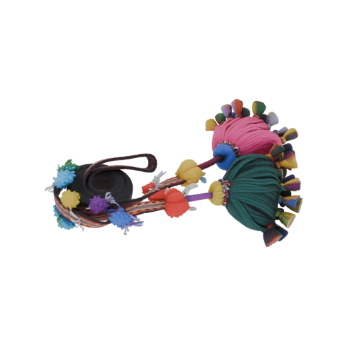 Colorful Tassel Hair Accessory 3D Model