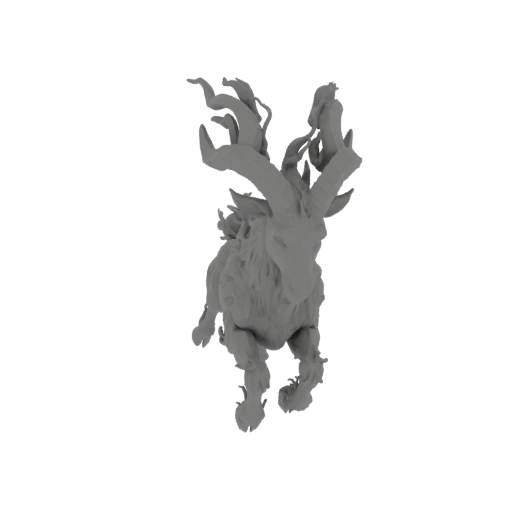 Demonic Goat Creature 3D Model
