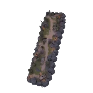 Rocky Path with Traps Terrain