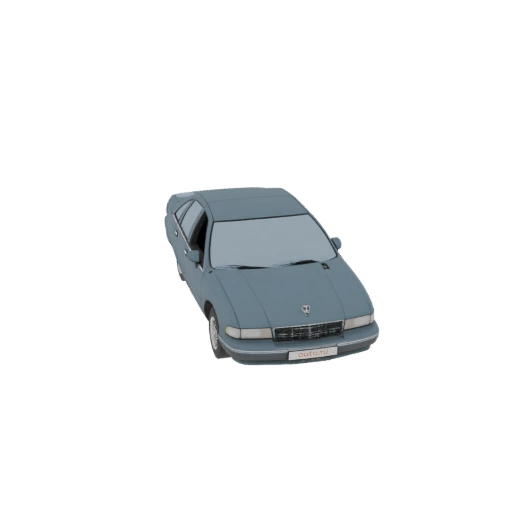 1990s Sedan 3D Model