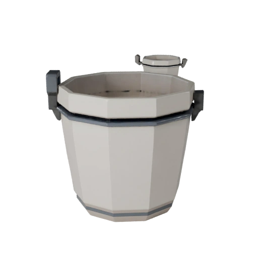 Modern Plant Pot 3D Game Asset for Realtime Engines