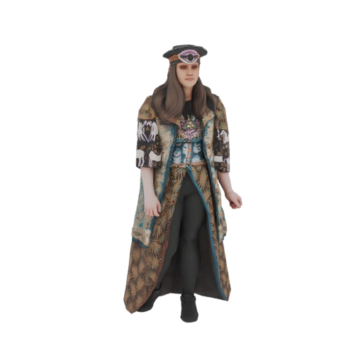 Ornate Fantasy Coat and Hat