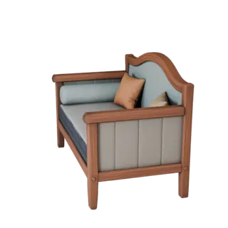Platform Daybed 3D Studio Asset for Cinema Renders