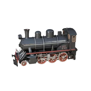 Modelo 3D de Locomotora de Vapor para Blender y Juegos - Realista
