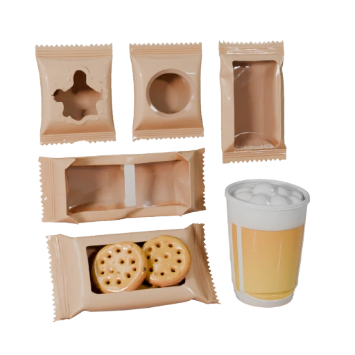 Snack Cookie Pack STL 3D Print Asset for Hobby Use