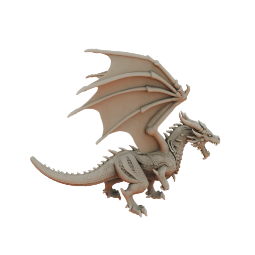 Fantasy Drache Boss Miniatur STL