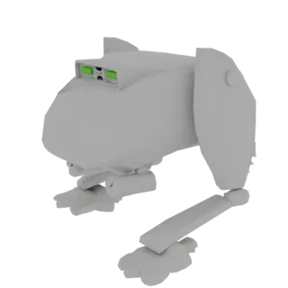 Sci-Fi Walker Robot 3D Model