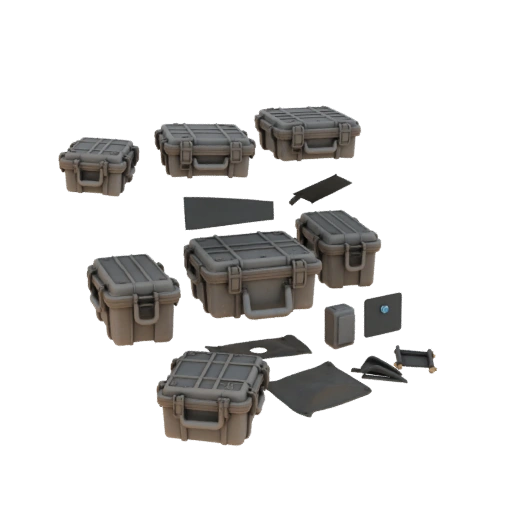 Military Style Ammo Case 3D Asset for FDM Printers