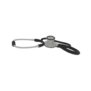 Diagnostic Stethoscope 3D Sim Asset for Studio Use