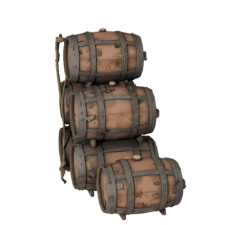 Detailed Weathered Barrel 3D Hero Asset for Studio