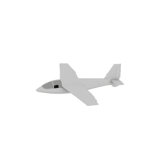 Futuristic Glider 3D Model