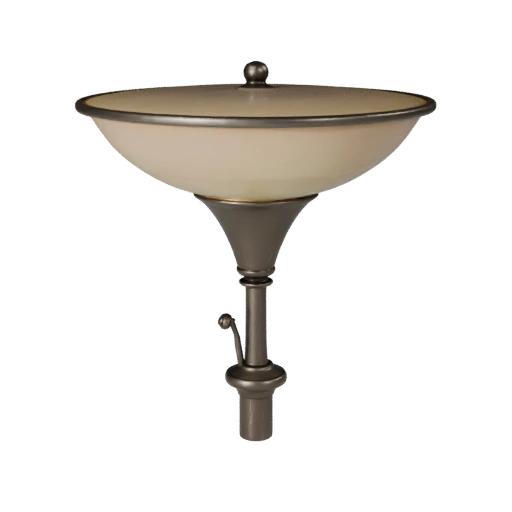 Art-Deko Stehleuchte 3D-Asset für Kinorendering