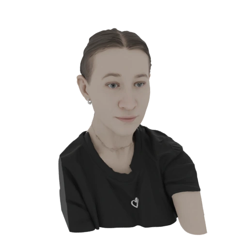 Young Woman with Short Hair