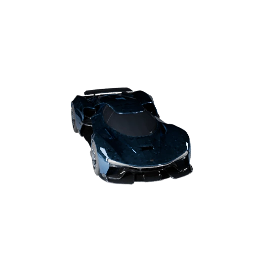Modèle 3D de Voiture Sci-Fi pour Blender & Jeux - PBR Réaliste