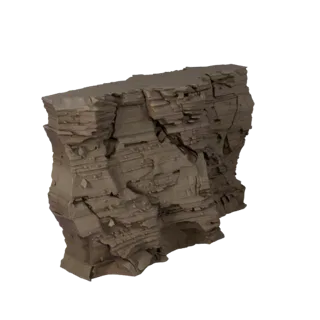 Eroded Ravine Wall Unity 3D Asset for Realtime Builds
