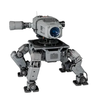 Research Crawler Robot 3D Asset for Studio Renders