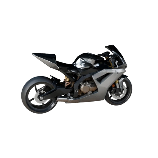 Modello 3D Low Poly Moto Sportiva per Unity & Unreal
